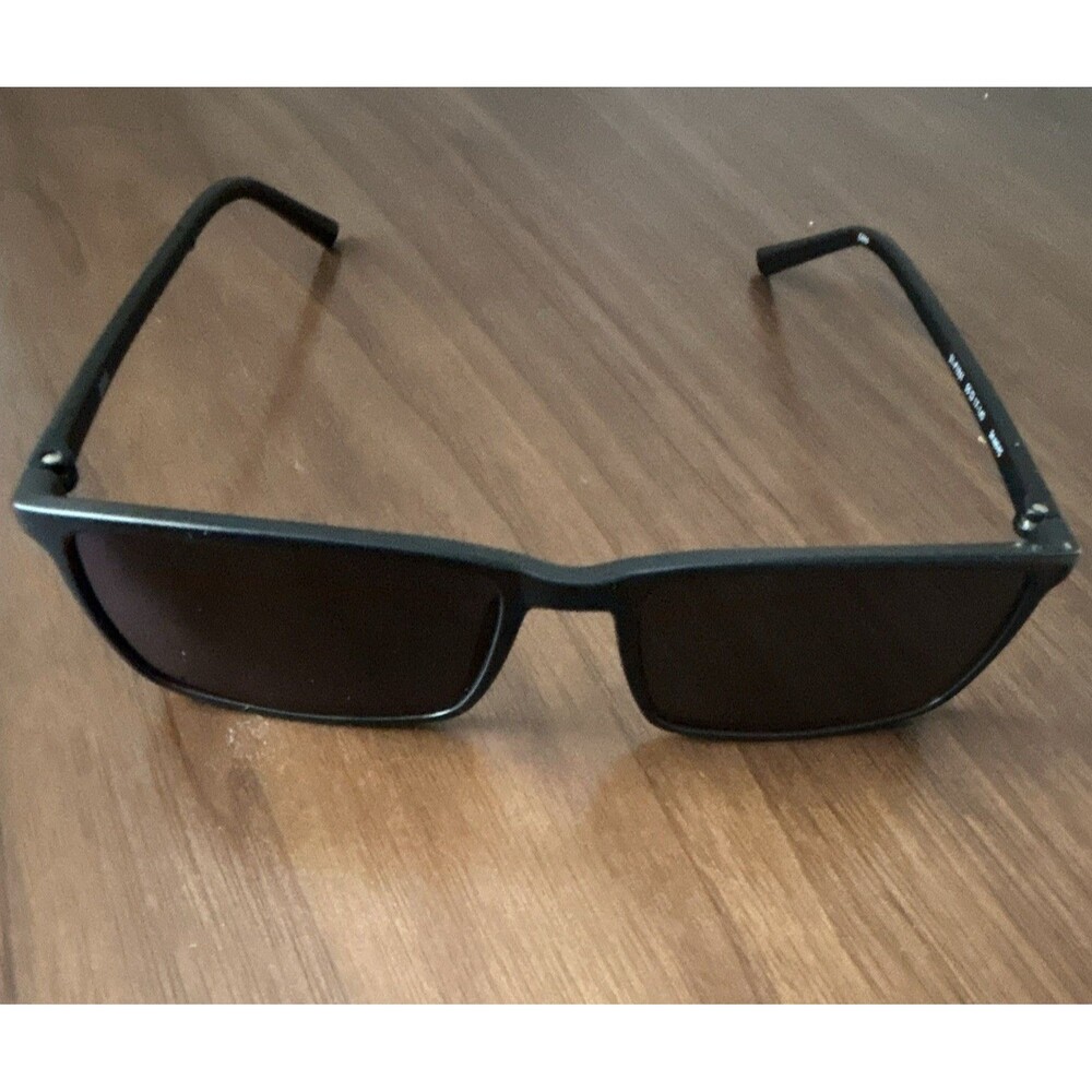 Revel P1961 Rectangle Sunglasses Black Frame/Black Size 55-17-140 pre owned